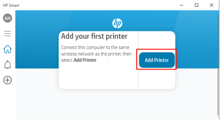 click on add printer